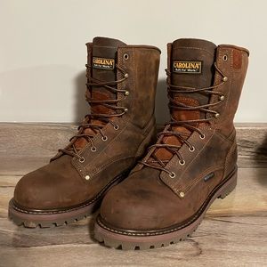 Carolina 28 Series Waterproof Leather Work Boot - 13 D